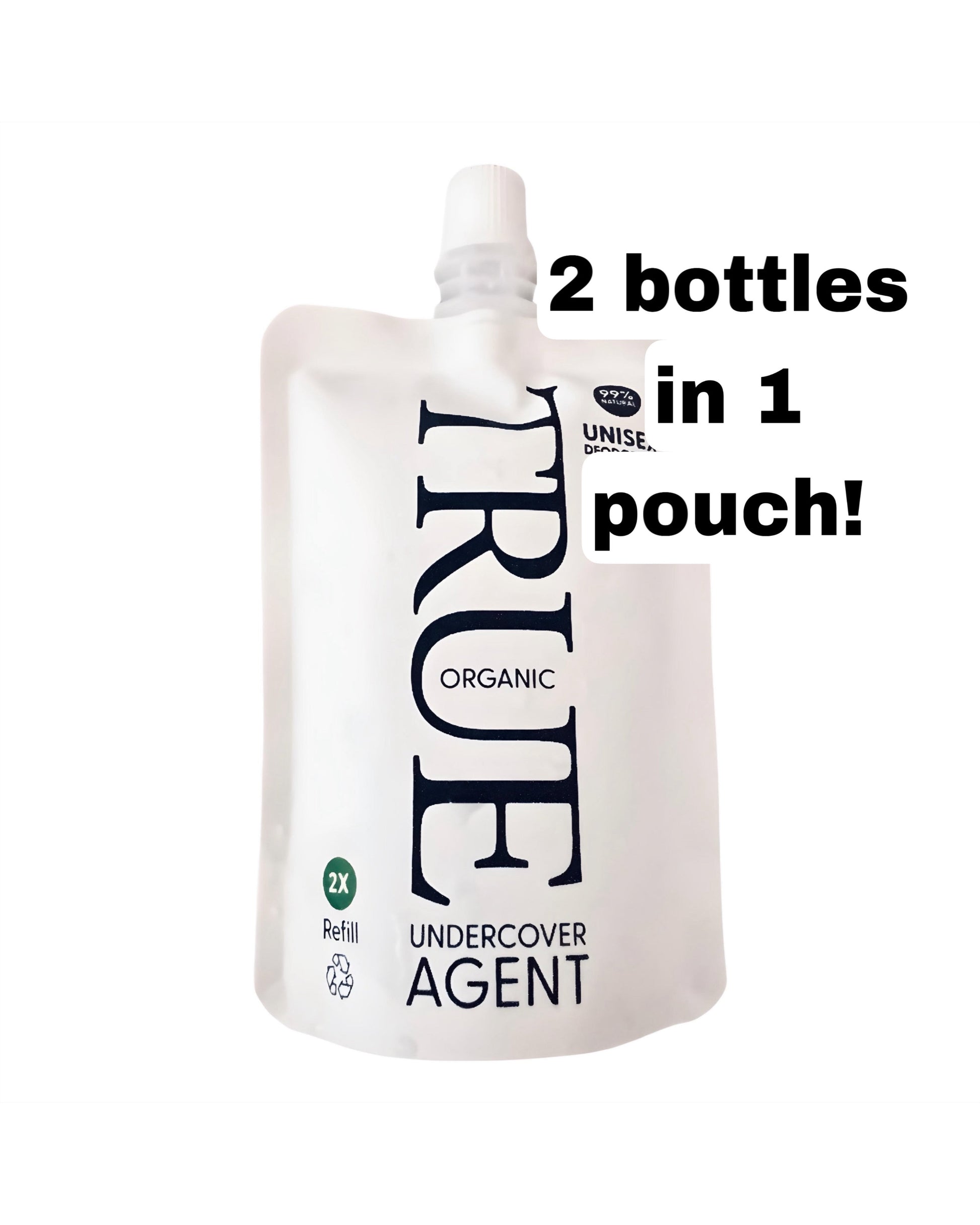 Undercover agent natural deodorant original scent refill pouch-0