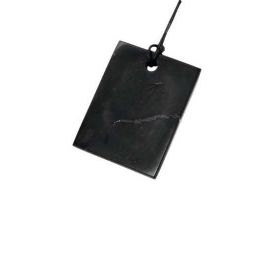 Shungite Hanger Rechthoek - Moderne Bescherming & Stijl